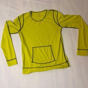 Athleta Neon Performance Long Sleeve Top